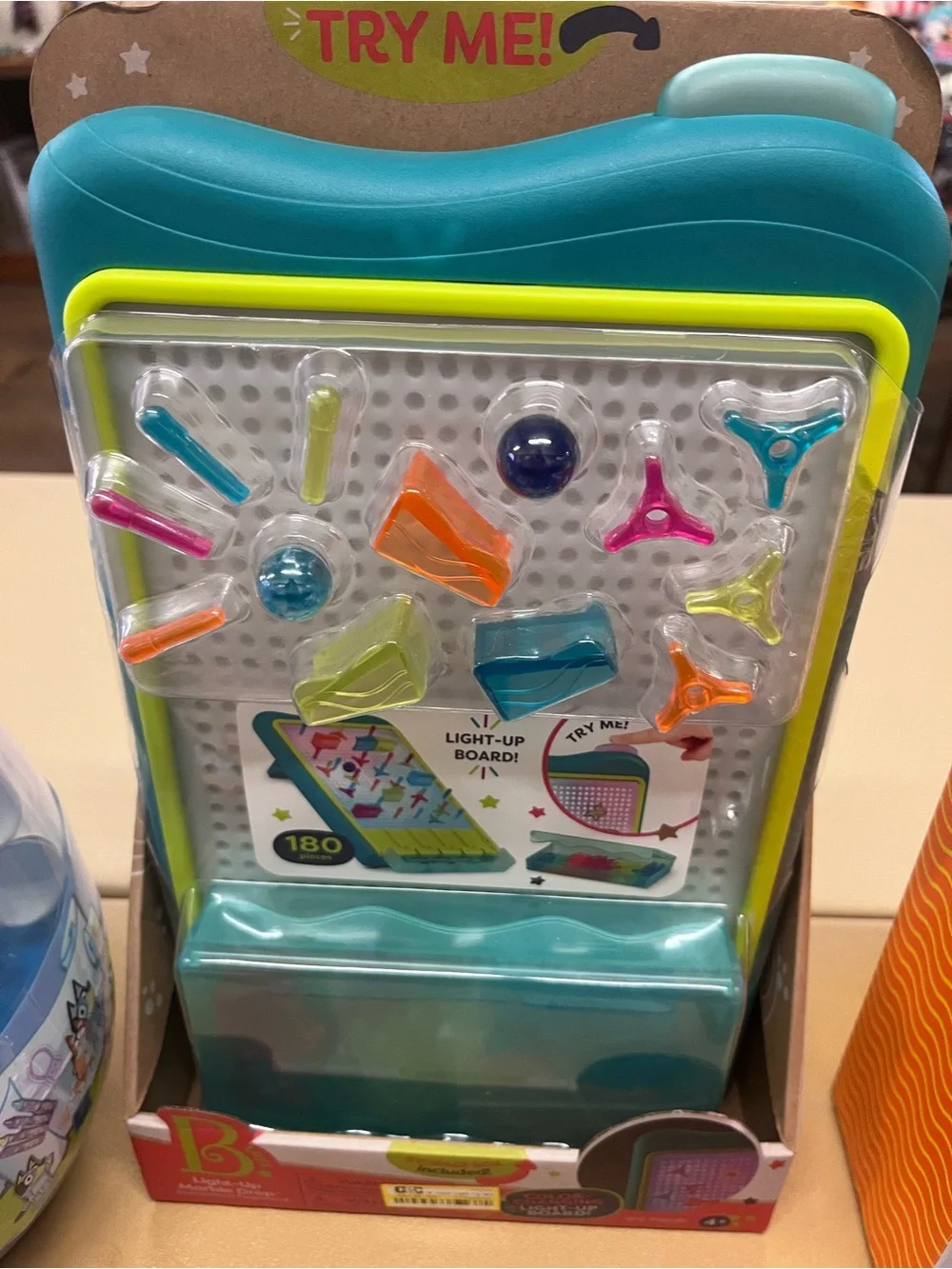 Light-Up Activity Board for Kids - Teal, Yellow, Pink Multicolor